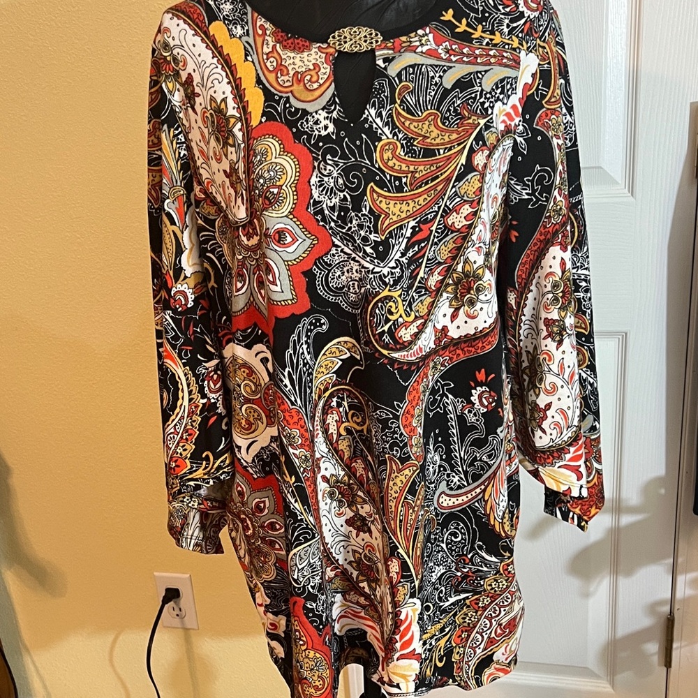 Melissa Paige Multicolor Paisley Dress